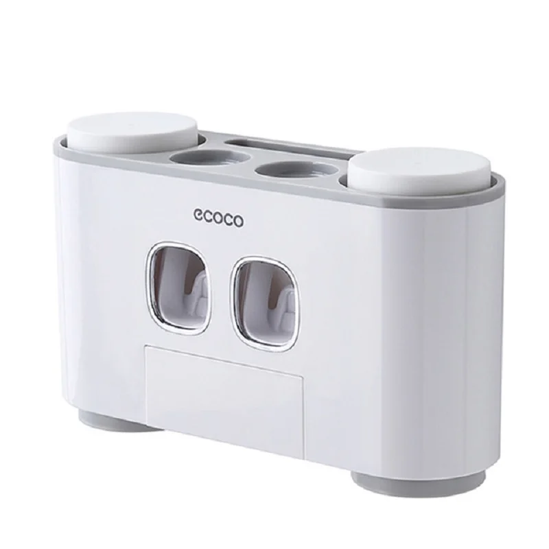 Toothbrush Holder Bathroom Automatic Toothpaste Dispenser Wall Paste Toothpaste Squeezer Bathroom Accessories Set 
Toothbrush Holder Bathroom Automatic Toothpaste Dispenser Wall Paste Toothpaste Squeezer Bathroom Accessories Set