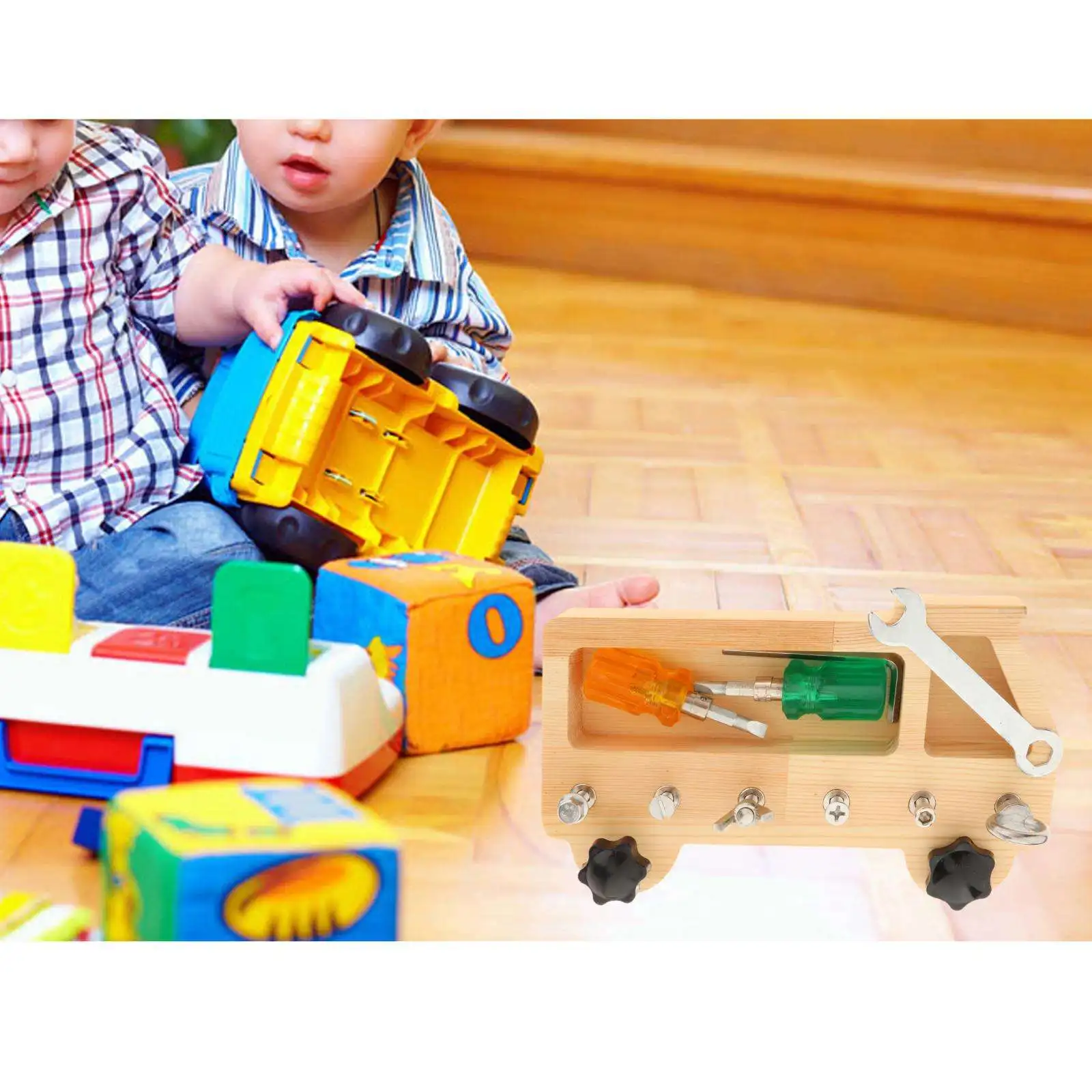 Wood Screw Driver Board Play Set Teaching Aids Basic Skill Learning Pretend Play Learning Toy for School Classroom Children Kids
Wood Screw Driver Board Play Set Teaching Aids Basic Skill Learning Pretend Play Learning Toy for School Classroom Children Kids