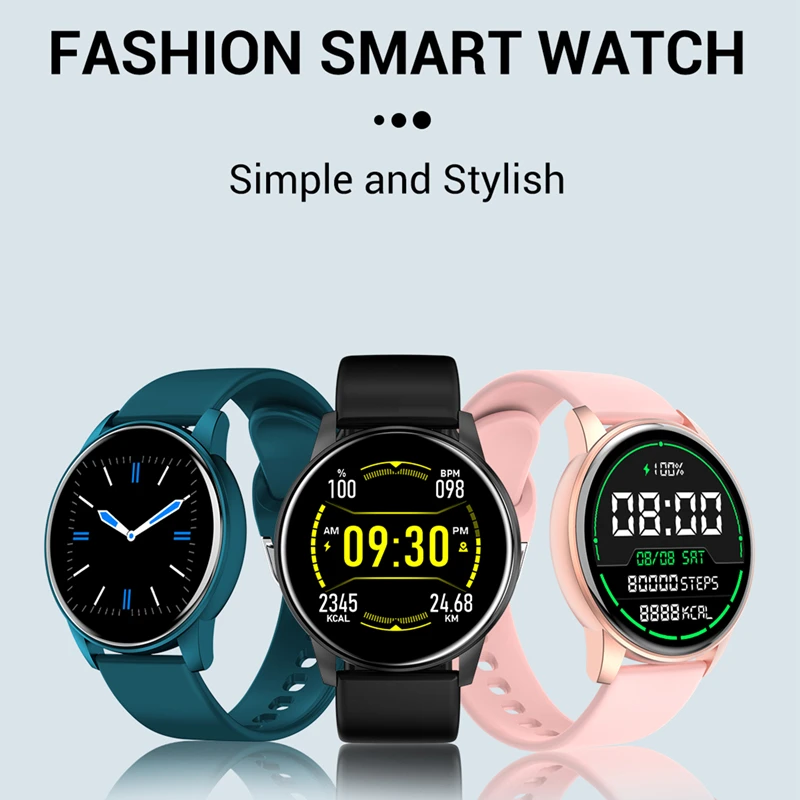 Women Smart Watch Real-time Weather Forecast Activity Tracker Heart Rate Monitor Sports Ladies Smart Watch Men with Quality APP
Women Smart Watch Real-time Weather Forecast Activity Tracker Heart Rate Monitor Sports Ladies Smart Watch Men with Quality APP