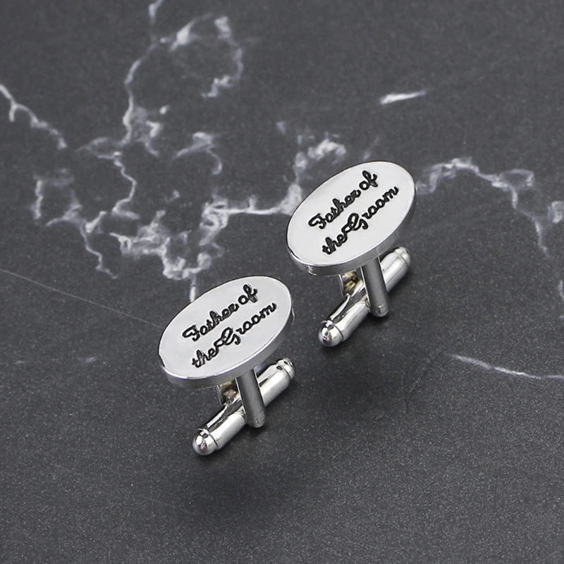 Men Round Silver Color Cufflinks Clip Shirt Cuff Link Button Groom Father of the Groom Bride for Wedding Party
Men Round Silver Color Cufflinks Clip Shirt Cuff Link Button Groom Father of the Groom Bride for Wedding Party