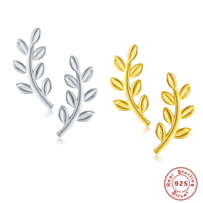 S925 Sterling Silver Leaf Earrings for Women Girls Personality Wild Student Stud Earrings Creative Style Forest Leaf Earrings
S925 Sterling Silver Leaf Earrings for Women Girls Personality Wild Student Stud Earrings Creative Style Forest Leaf Earrings