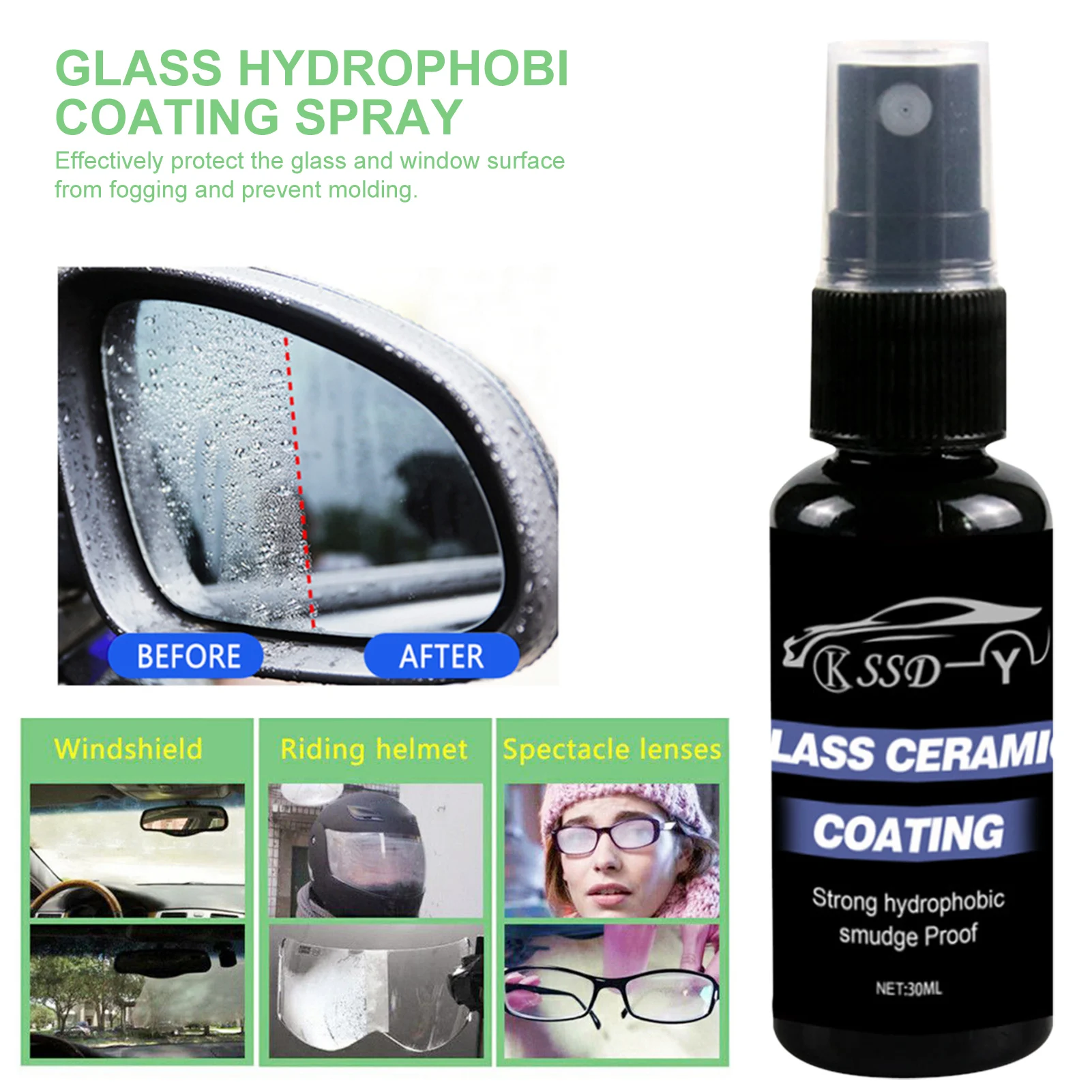 30/ 50ml Automobile Windshield Water Repellent Car Coating Windows Waterproof Rainproof Nano Hydrophobic Coating Spray
30/ 50ml Automobile Windshield Water Repellent Car Coating Windows Waterproof Rainproof Nano Hydrophobic Coating Spray