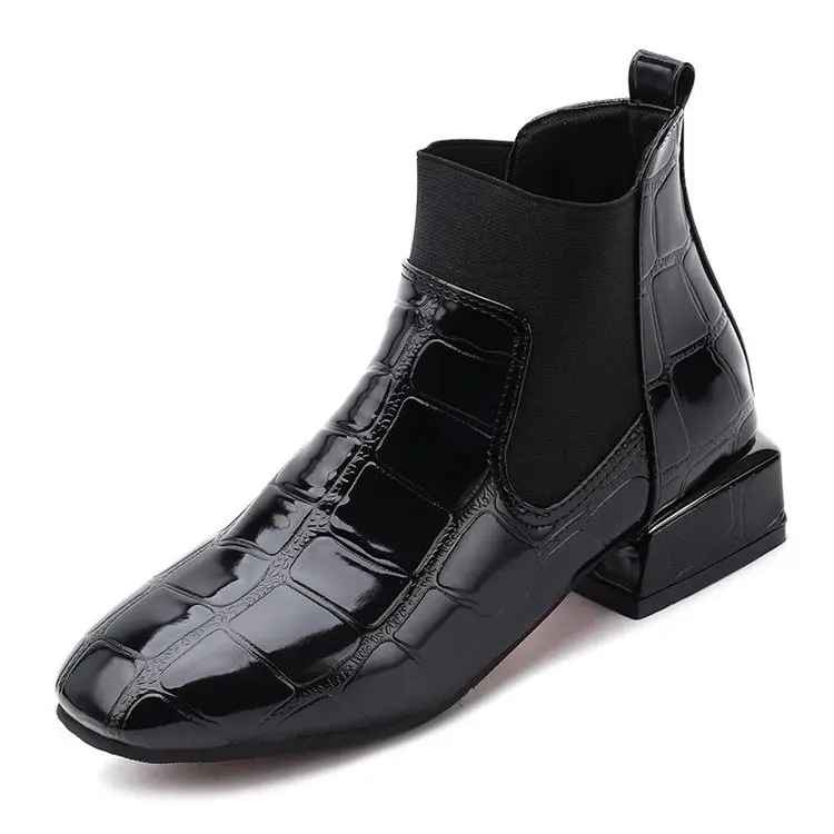 Short boots women's spring and autumn single boots 2020 new versatile coarse heeled boots, medium heel, ChElSEY boots,
Short boots women's spring and autumn single boots 2020 new versatile coarse heeled boots, medium heel, ChElSEY boots,
