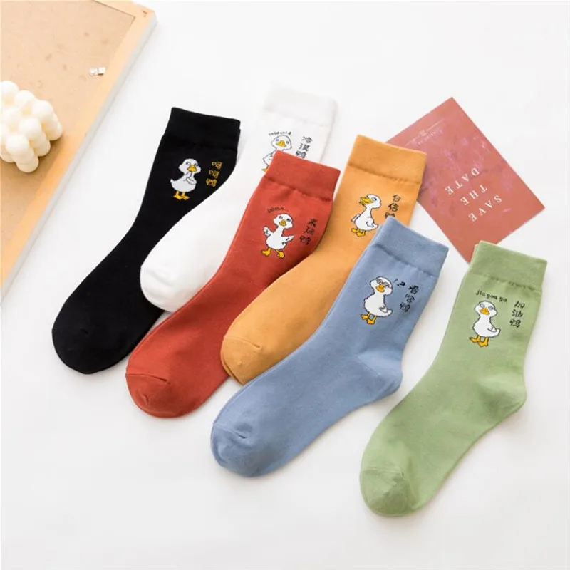 1Pairs Women's Lovely Cartoon Sock Autumn-Winter Colorful Cotton Sock Ladies And Woman Duck Patterned Female Party Socks
1Pairs Women's Lovely Cartoon Sock Autumn-Winter Colorful Cotton Sock Ladies And Woman Duck Patterned Female Party Socks