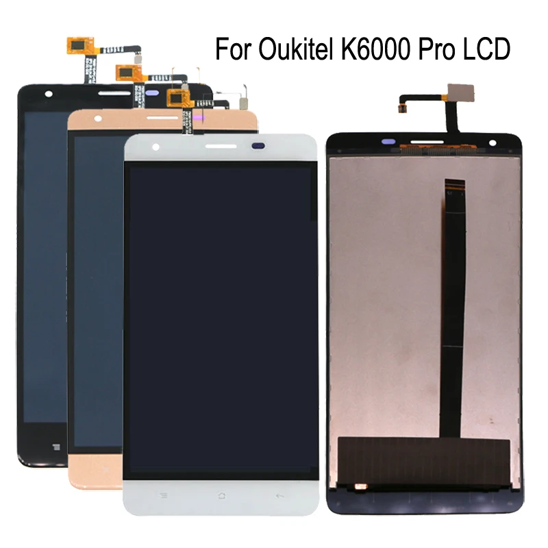 Сменный ЖК-дисплей и дигитайзер сенсорного экрана для Oukitel K6000 Pro 5 дюйма комплект