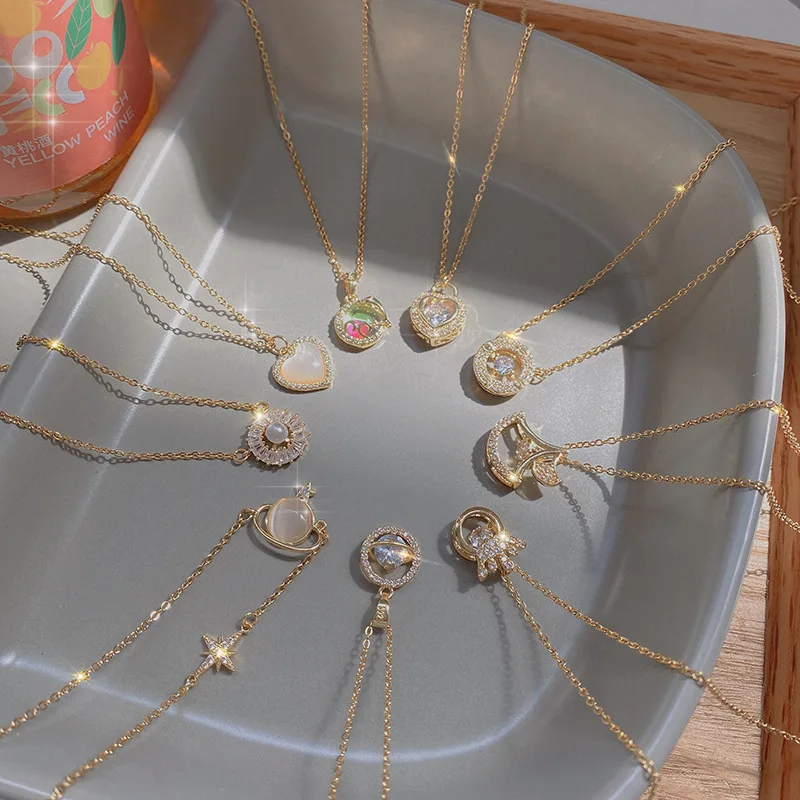 Necklaces for Women Girl Trendy Classic Luxury Jewlery Korean Fashion Titanium Steel 20 Types Necklaces Birthday Gift New 2022
Necklaces for Women Girl Trendy Classic Luxury Jewlery Korean Fashion Titanium Steel 20 Types Necklaces Birthday Gift New 2022