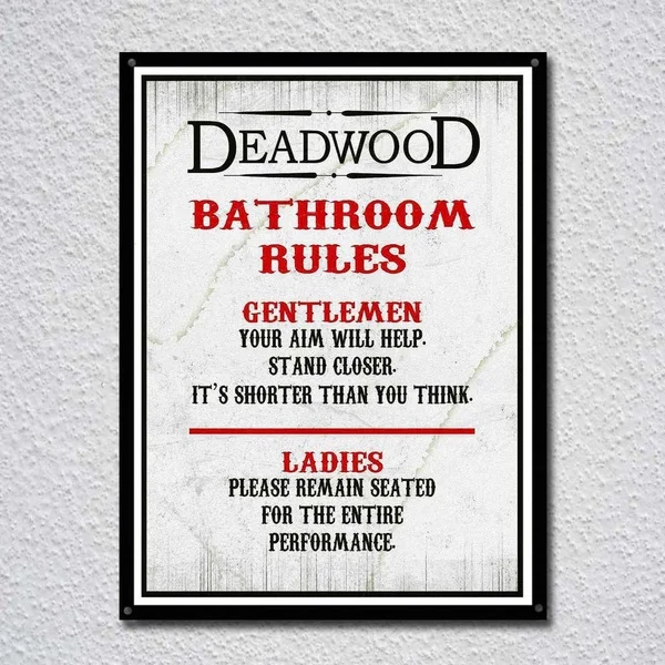Bathroom Rules Vintage Tin Sign Metal Sign Metal Poster Metal Decor Metal Painting Wall Sticker Wall Sign Wall Decor
Bathroom Rules Vintage Tin Sign Metal Sign Metal Poster Metal Decor Metal Painting Wall Sticker Wall Sign Wall Decor