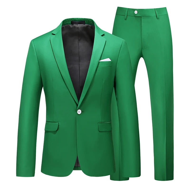 Men's Suit Jacket with Pant Candy Colors Slim Fit Formal Business Work Wedding Stage Tuxedo Groomsman White Pink Red Suits Sets
Men's Suit Jacket with Pant Candy Colors Slim Fit Formal Business Work Wedding Stage Tuxedo Groomsman White Pink Red Suits Sets