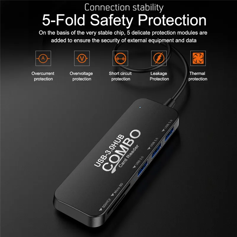 USB C концентратор типа для мульти 3 0 адаптер MacBook Pro Huawei Mate 20 разветвитель порта Micro