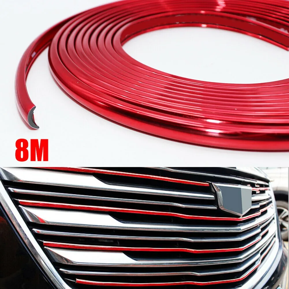 1pc 8M Red Trim Strip Car Bumper Protection Wheel Hub Ring Moulding PVC Soft Rubber Decoration Edge For Car Head/wheels /lights
1pc 8M Red Trim Strip Car Bumper Protection Wheel Hub Ring Moulding PVC Soft Rubber Decoration Edge For Car Head/wheels /lights
