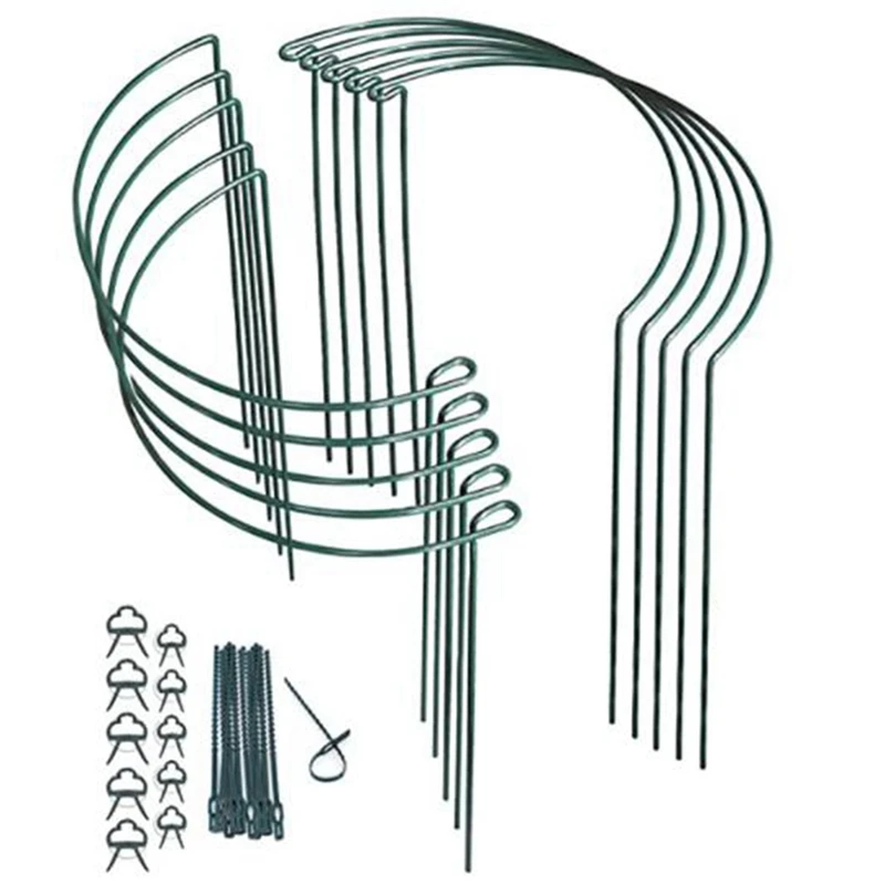 10 Pack Plant Supports Metal Interlinking Plant Support Ring Garden Plant Stakes Garden Border Support Ring Plant Stick
10 Pack Plant Supports Metal Interlinking Plant Support Ring Garden Plant Stakes Garden Border Support Ring Plant Stick