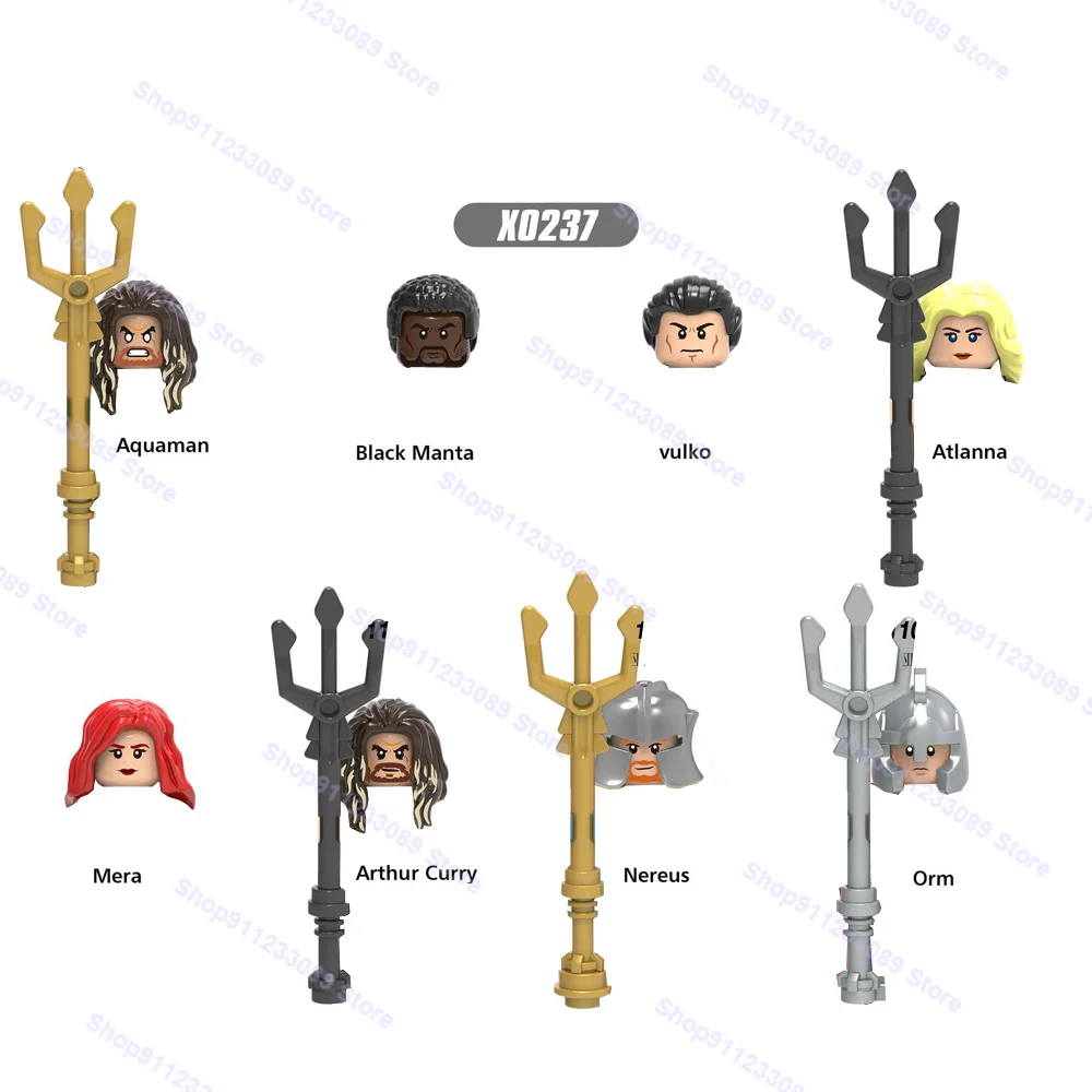 8pcs/lot Vulko Black Manta Nereus Atlanna Building Blocks Bricks Superhero Dolls Action Figures Toys Children Gift X0237
8pcs/lot Vulko Black Manta Nereus Atlanna Building Blocks Bricks Superhero Dolls Action Figures Toys Children Gift X0237