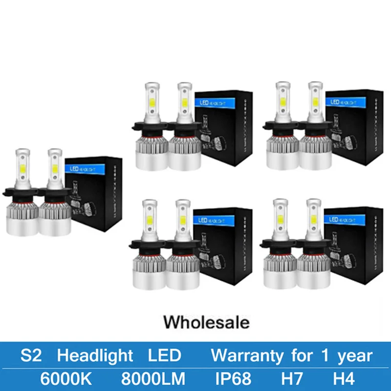 20pairs H4 LED H7 H11 H8 HB4 H1 H3 9005 HB3 Auto Car Headlight Bulbs Motorcycle 8000LM Accessories 6500K 4300K 8000K Fog Lights
20pairs H4 LED H7 H11 H8 HB4 H1 H3 9005 HB3 Auto Car Headlight Bulbs Motorcycle 8000LM Accessories 6500K 4300K 8000K Fog Lights