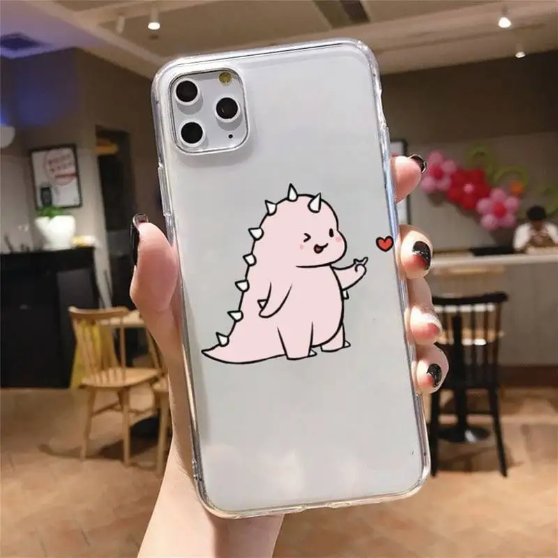 Cute Dinosaur Baby Fashion Phone Case Transparent for iPhone 6 7 8 11 12 s mini pro X XS XR MAX Plus
Cute Dinosaur Baby Fashion Phone Case Transparent for iPhone 6 7 8 11 12 s mini pro X XS XR MAX Plus