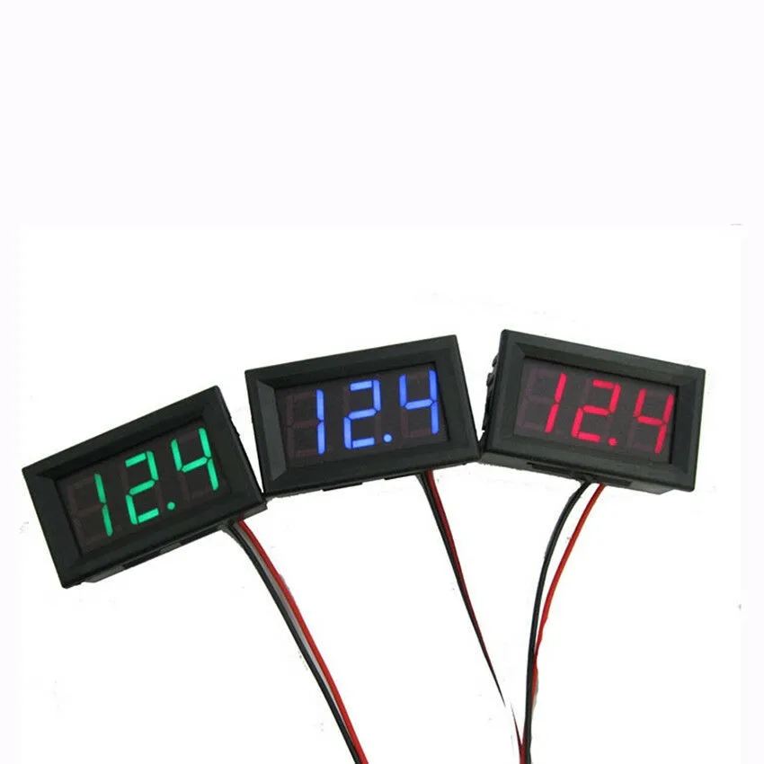 AC 70-500V 0.56" LED Digital Voltmeter Voltage Meter Volt Instrument Tool 2 Wires Red Green Blue Display 110V 220V DIY 0.56 Inch
AC 70-500V 0.56" LED Digital Voltmeter Voltage Meter Volt Instrument Tool 2 Wires Red Green Blue Display 110V 220V DIY 0.56 Inch