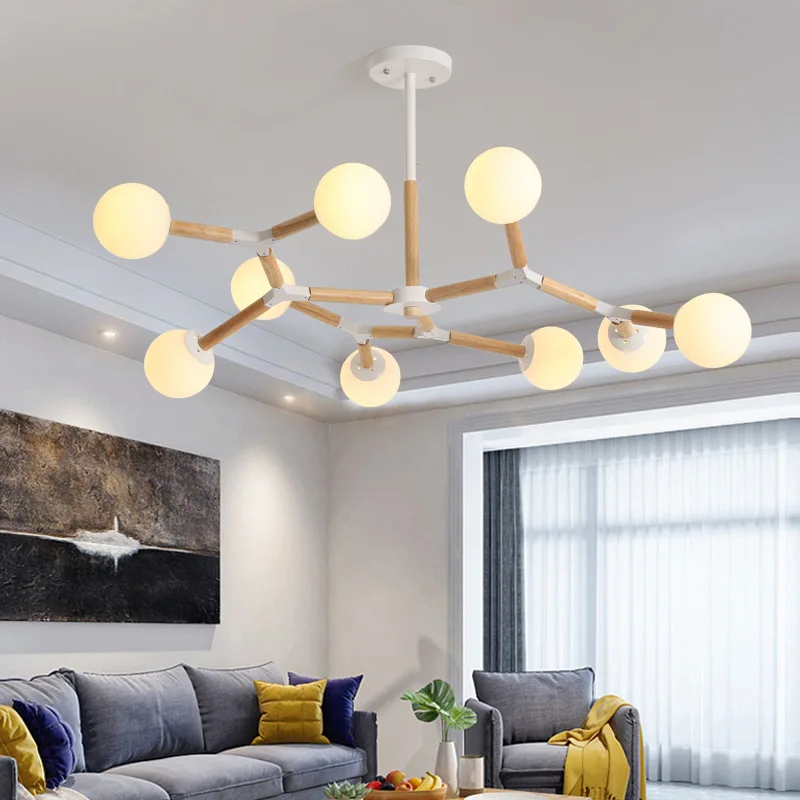 Modern Glass Chandeliers Light Nordic Dining Room Kitchen Light Designer Hanging Lamps Pendant Wooden Chandelier Avize Lustre
Modern Glass Chandeliers Light Nordic Dining Room Kitchen Light Designer Hanging Lamps Pendant Wooden Chandelier Avize Lustre