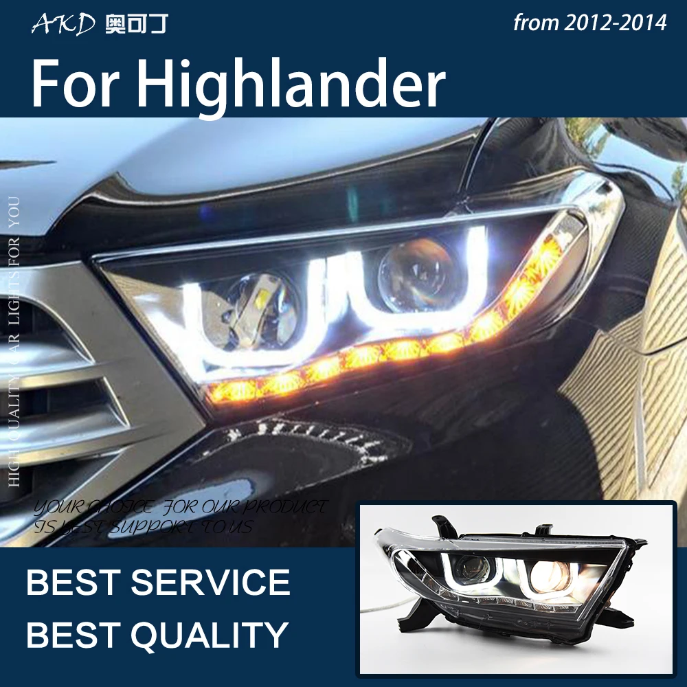 Car Lights For Highlander 2012-2014 Kluger LED Headlights DRL Fog Lamp Dynamic Turn Signal Low Beam High Beam Angel Eye Lens
Car Lights For Highlander 2012-2014 Kluger LED Headlights DRL Fog Lamp Dynamic Turn Signal Low Beam High Beam Angel Eye Lens