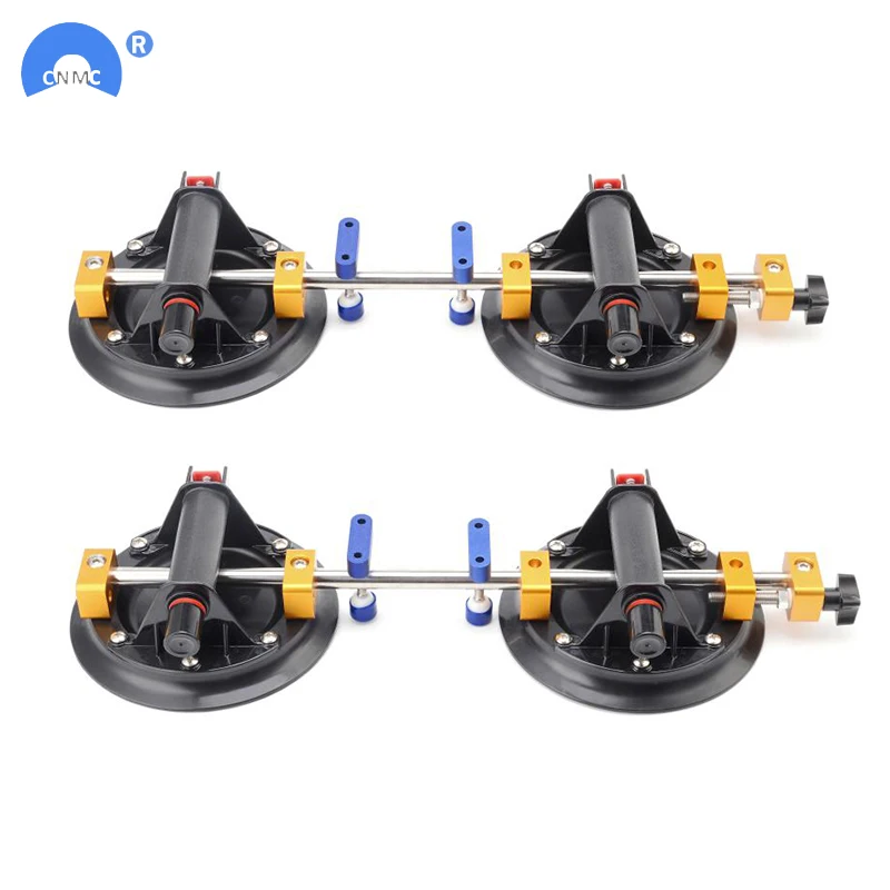 

1PC/2PCS Seamless Stone Seam Setter Manual Rubber Vacuum Leveling Setter for Joint with 8" Suction Cups Horizontal Bar