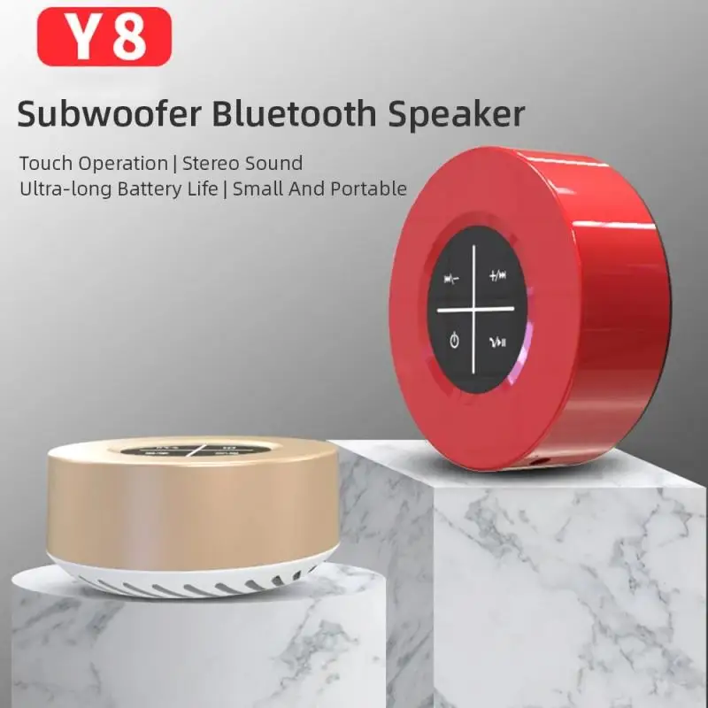Outdoor Portable Bluetooth Speaker Touch Operation Stereo Subwoofer High Sound Quality Built-in Microphone Support TF Card 
Outdoor Portable Bluetooth Speaker Touch Operation Stereo Subwoofer High Sound Quality Built-in Microphone Support TF Card