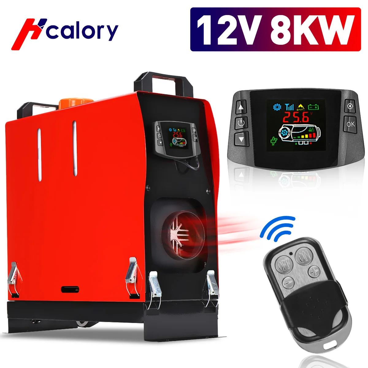 Hcalory Diesel Single Hole LCD Monitor Parking Warmer For Car Truck Bus Boat RV Air Heater All in One Unit 5-8KW 12V Car Heating
Hcalory Diesel Single Hole LCD Monitor Parking Warmer For Car Truck Bus Boat RV Air Heater All in One Unit 5-8KW 12V Car Heating
