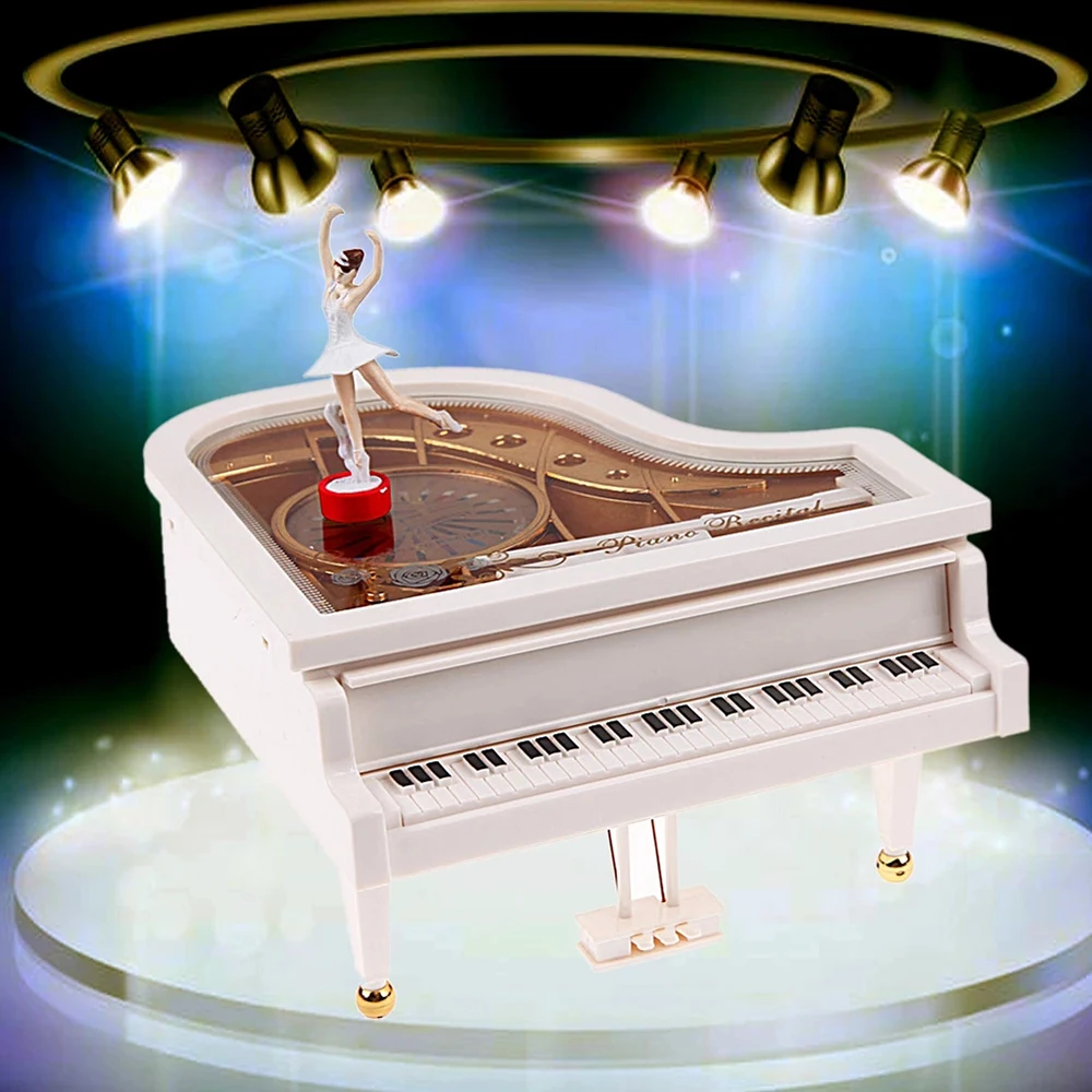 Romantic Classic Piano Music Box Dancing Ballerina Hand Crank Musical Boxes Desktop Decoration Girl Birthday Wedding Love Gift
Romantic Classic Piano Music Box Dancing Ballerina Hand Crank Musical Boxes Desktop Decoration Girl Birthday Wedding Love Gift