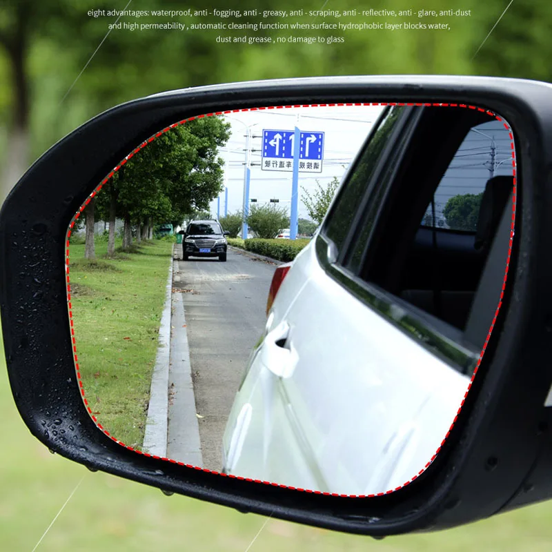 For Volvo XC90 2015 2016 2020 Rearview Mirror Protective Film Nano PET Rainproof Anti-Fog Anti-Reflective Decoration Sticker | Автомобили
