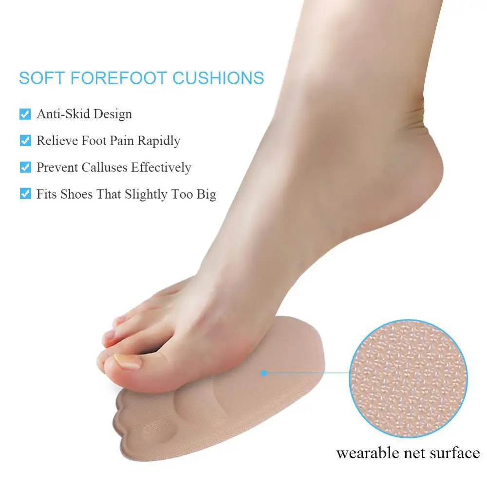 2 Pairs Anti-slip Silicone Forefoot Pad Thicker Half Yard Pad For High Heels Shoes Woman Lady Foot Pad Protector 2 Styles Choose
2 Pairs Anti-slip Silicone Forefoot Pad Thicker Half Yard Pad For High Heels Shoes Woman Lady Foot Pad Protector 2 Styles Choose
