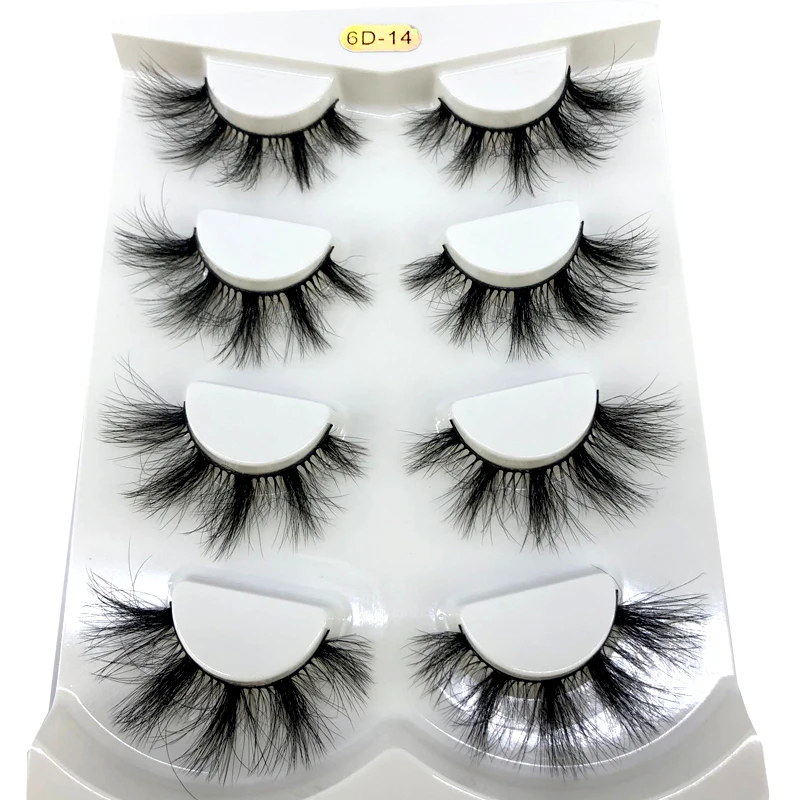 New 4 pairs 3D Mink Lashes Natural Long False Eyelashes Dramatic Volume Fake Lashes Makeup Eyelash Extension Silk Eyelashes
New 4 pairs 3D Mink Lashes Natural Long False Eyelashes Dramatic Volume Fake Lashes Makeup Eyelash Extension Silk Eyelashes