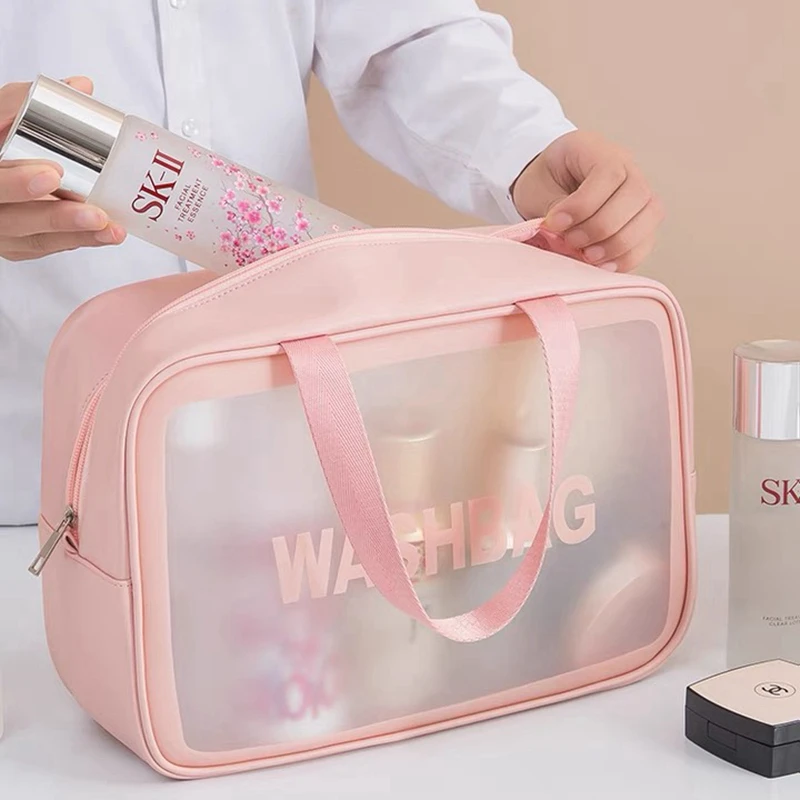 Women Portable Travel Wash Bag Female Transparent Waterproof Makeup Storage Pouch Large Capacity Cosmetic Organizer Beauty Case
Women Portable Travel Wash Bag Female Transparent Waterproof Makeup Storage Pouch Large Capacity Cosmetic Organizer Beauty Case