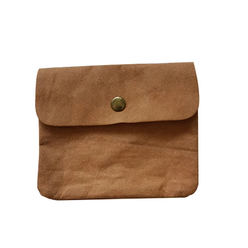 Eco Friendly Kraft Paper Coin Card Holder Brown Unisex Mini Vintage Wallet Waterproof
Eco Friendly Kraft Paper Coin Card Holder Brown Unisex Mini Vintage Wallet Waterproof