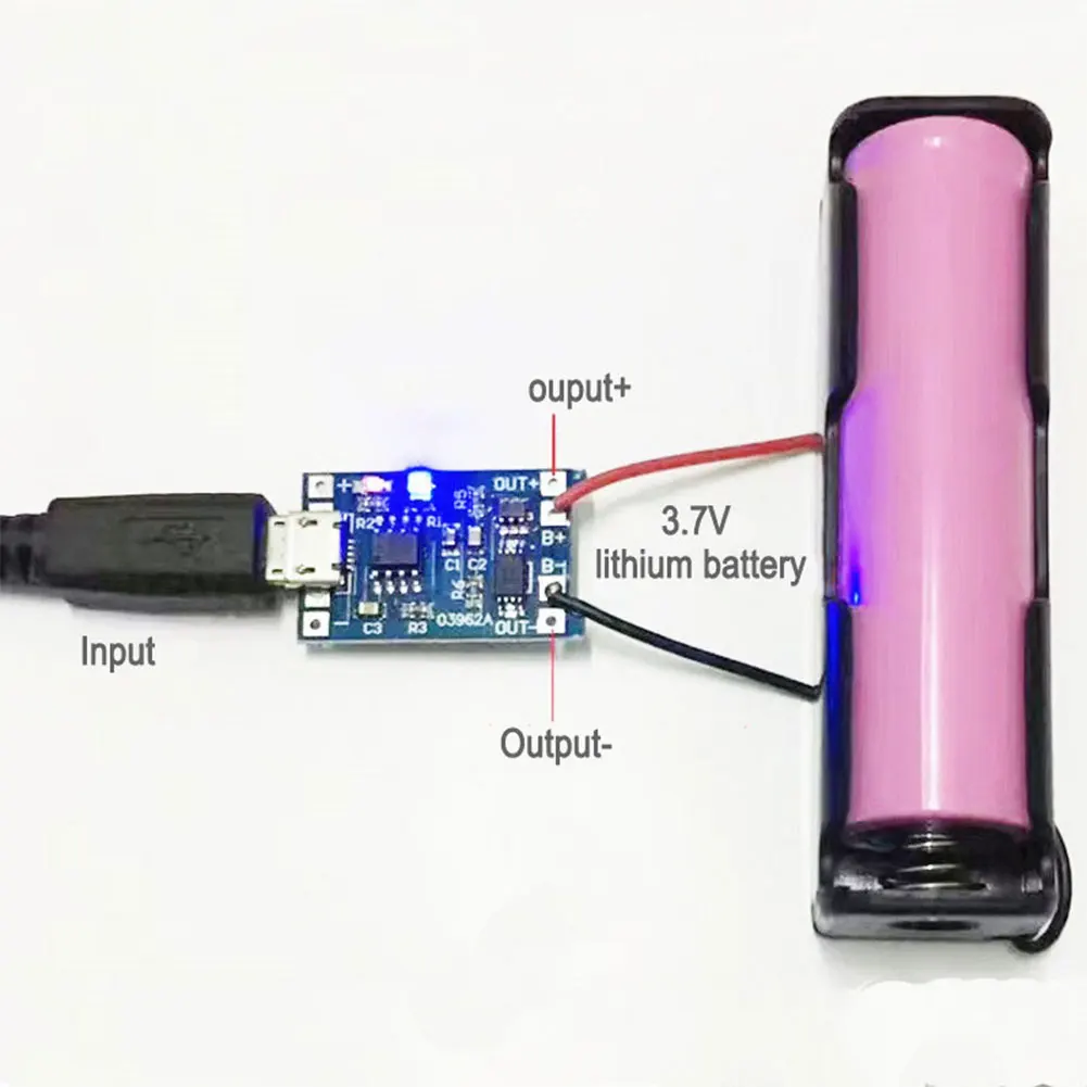 Зарядная плата TP4056 18650 1 шт. 5 В А USB Micro C литиевая батарея модуль зарядки защита
