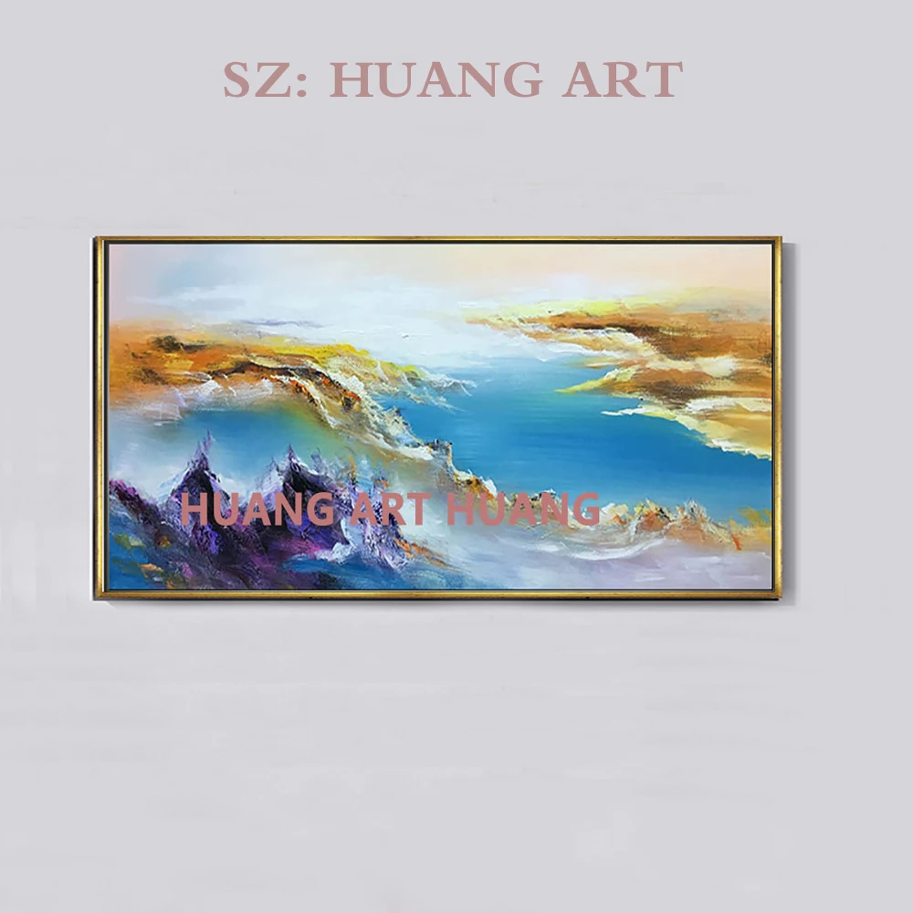 100% ручная роспись, золотая гора, картина маслом на холсте, настенное украшение, картина для живой комнаты, домашний декор
100% ручная роспись, золотая гора, картина маслом на холсте, настенное украшение, картина для живой комнаты, домашний декор