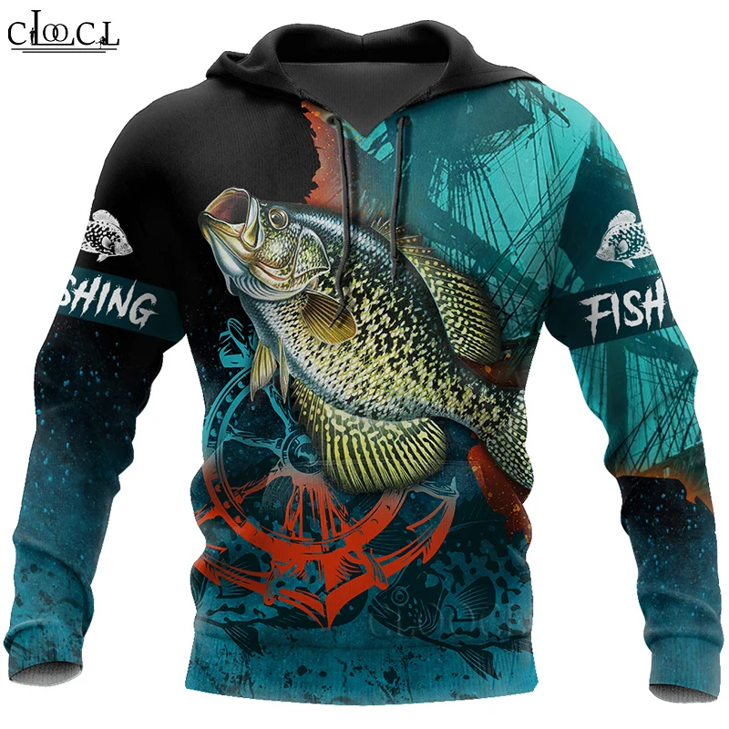 CLOOCL Newest Popular Crappie Fishing Harajuku Streetwear 3D Print Tracksuit Fashion Men Women Hoodie Pullover Drop Shipping
CLOOCL Newest Popular Crappie Fishing Harajuku Streetwear 3D Print Tracksuit Fashion Men Women Hoodie Pullover Drop Shipping