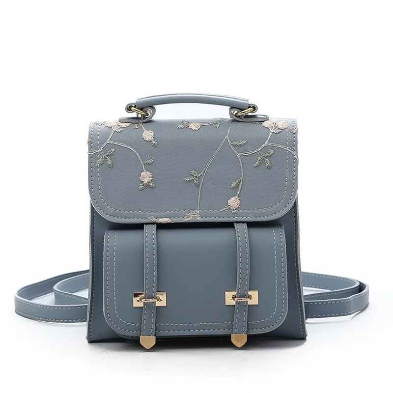 Women 's Bag Lace Embroidery Pu Backpack 2021 New Backpack Handbag Double Shoulder Student School Bag Women Solid Fashion Zipper
Women 's Bag Lace Embroidery Pu Backpack 2021 New Backpack Handbag Double Shoulder Student School Bag Women Solid Fashion Zipper