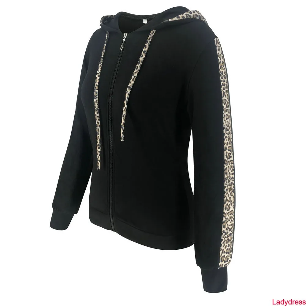 2020 new Autumn Leopard Patchwork Women Casual Suits Long Sleeve Pull Rope Hooded Hoodies Pencil Trousers White Black Sport 2 Pc
2020 new Autumn Leopard Patchwork Women Casual Suits Long Sleeve Pull Rope Hooded Hoodies Pencil Trousers White Black Sport 2 Pc