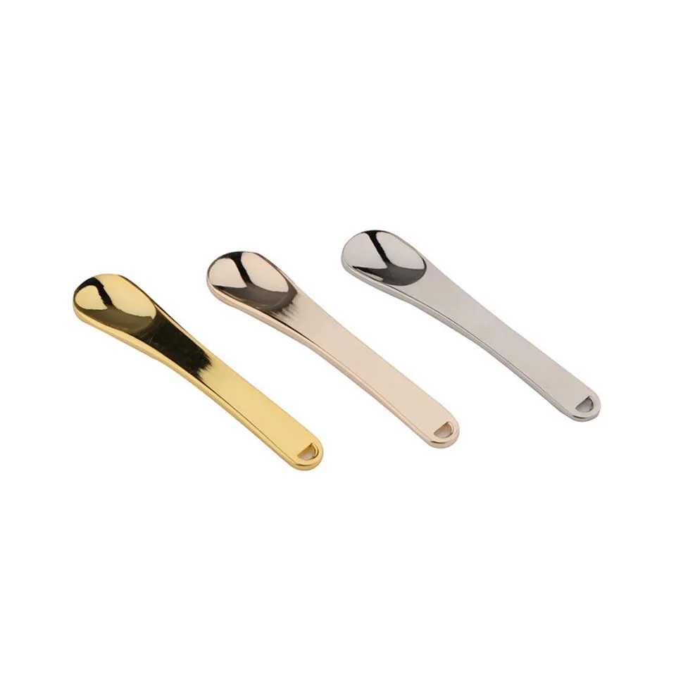 1pcs Makeup Mask Cream Spoon Eye Cream Stick Face Body Makeup Tools Metal Mini Cosmetic Spatula Curved Scoop Makeup Brush Tool
1pcs Makeup Mask Cream Spoon Eye Cream Stick Face Body Makeup Tools Metal Mini Cosmetic Spatula Curved Scoop Makeup Brush Tool