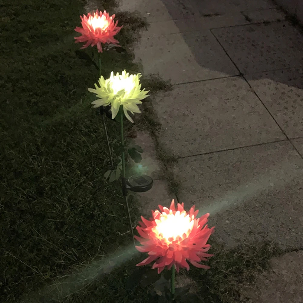 2pcs LED Solar Light Simulation Chrysanthemum Lawn Stake Lamps Garden Decor for Home Courtyard Decoration
2pcs LED Solar Light Simulation Chrysanthemum Lawn Stake Lamps Garden Decor for Home Courtyard Decoration