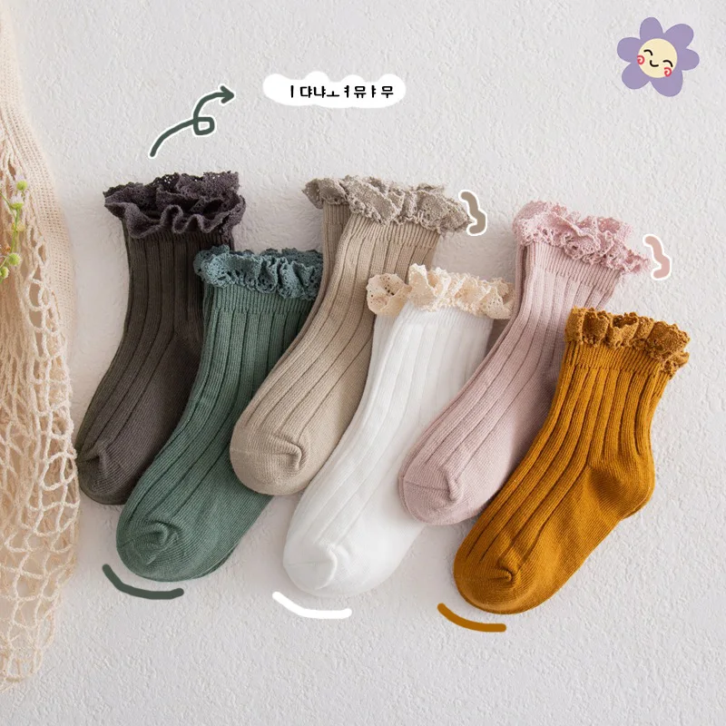 6 Pairs/lot Baby Socks Summer Spring Thin Cotton Kids Socks Lovely Girls Lace Socks Colorful Children Socks XDX028
6 Pairs/lot Baby Socks Summer Spring Thin Cotton Kids Socks Lovely Girls Lace Socks Colorful Children Socks XDX028