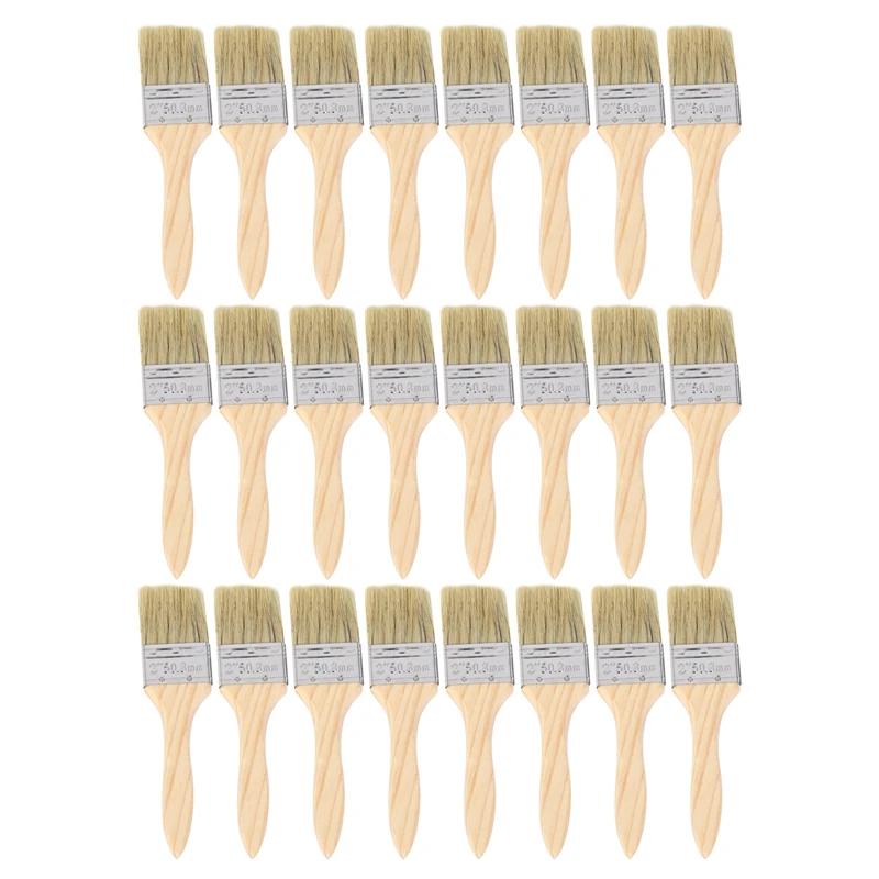 24 Pack of 1.5 Inch (35mm) Paint Brushes and Chip Paint Brushes for Paint Stains Varnishes Glues and Gesso
24 Pack of 1.5 Inch (35mm) Paint Brushes and Chip Paint Brushes for Paint Stains Varnishes Glues and Gesso
