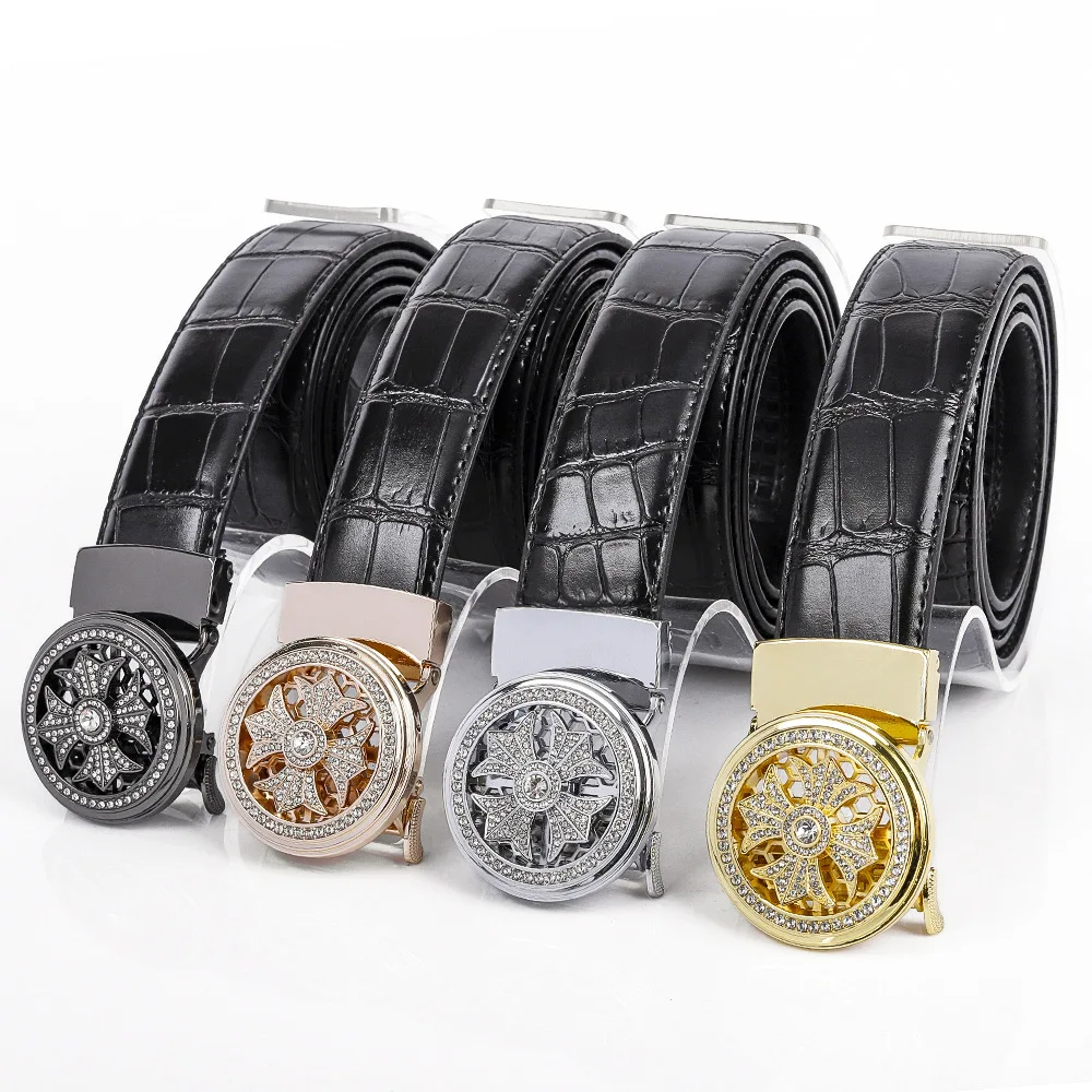 Ремень мужской кожаный, роскошный брендовый автоматический пояс с узором под крокодиловую кожу, для деловых встреч
Ремень мужской кожаный, роскошный брендовый автоматический пояс с узором под крокодиловую кожу, для деловых встреч