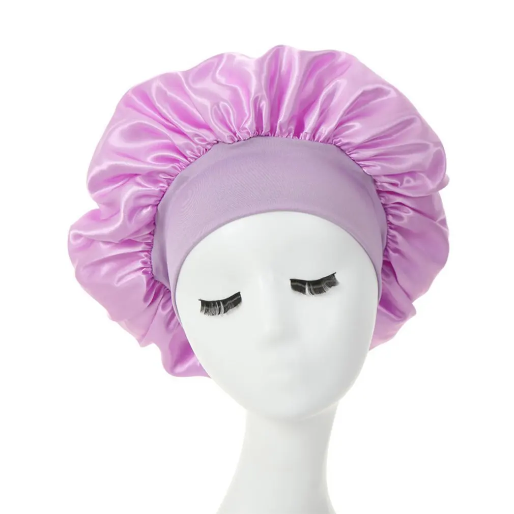 Women's Satin Solid Sleeping Hat High Elastic Night Sleep Cap Hair Care Bonnet Nightcap For Women Men Unisex Cap
Women's Satin Solid Sleeping Hat High Elastic Night Sleep Cap Hair Care Bonnet Nightcap For Women Men Unisex Cap