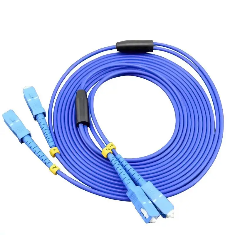 Fiber Optic patch Cord SC/UPC-SC/UPC Single Mode Duplex SM 9/125um 1 2 3 5 10meters Wholesale Custom Made Fiber Optic Jumper
Fiber Optic patch Cord SC/UPC-SC/UPC Single Mode Duplex SM 9/125um 1 2 3 5 10meters Wholesale Custom Made Fiber Optic Jumper