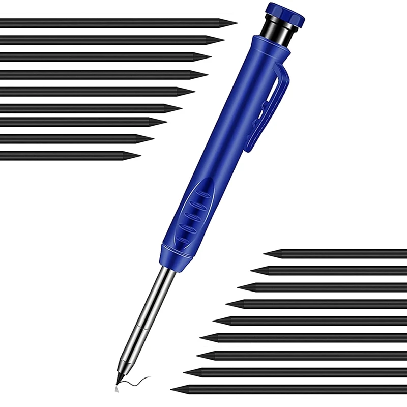 Solid Carpenter Pencil with Sharpener Set 1 Carpenter Pencils Marker Mechanical Pencil Refill Scriber Wood Floor Marks
Solid Carpenter Pencil with Sharpener Set 1 Carpenter Pencils Marker Mechanical Pencil Refill Scriber Wood Floor Marks