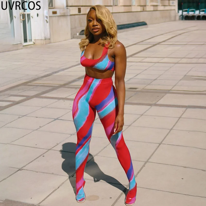UVRCOS комплекты, летняя Горячая уличная одежда, одежда с принтом Tie Dye, укороченные топы без рукавов с эластичными облегающими леггинсами, ...
UVRCOS комплекты, летняя Горячая уличная одежда, одежда с принтом Tie Dye, укороченные топы без рукавов с эластичными облегающими леггинсами, ...