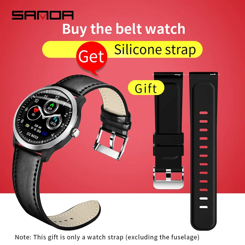 SANDA N58 New Men ECG Smart Digital Wristwatches Female Smart Medication Reminder Heart Rate Watches Calorie Step Wristwatch
SANDA N58 New Men ECG Smart Digital Wristwatches Female Smart Medication Reminder Heart Rate Watches Calorie Step Wristwatch