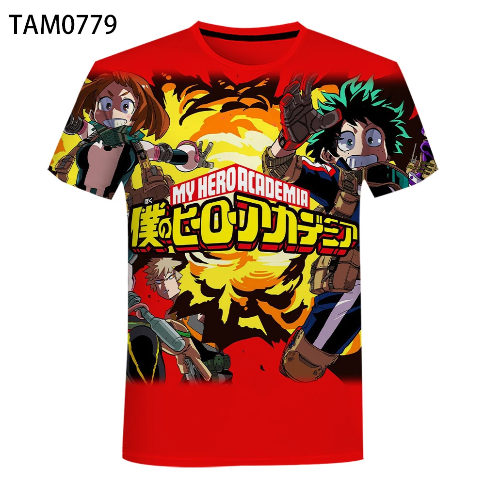 Print Fashion T-shirt, Men's and Women's Same Foreign Style, Ins Style Short Sleeve Children's My Hero Academy Anime3d Summer 3D
Print Fashion T-shirt, Men's and Women's Same Foreign Style, Ins Style Short Sleeve Children's My Hero Academy Anime3d Summer 3D
