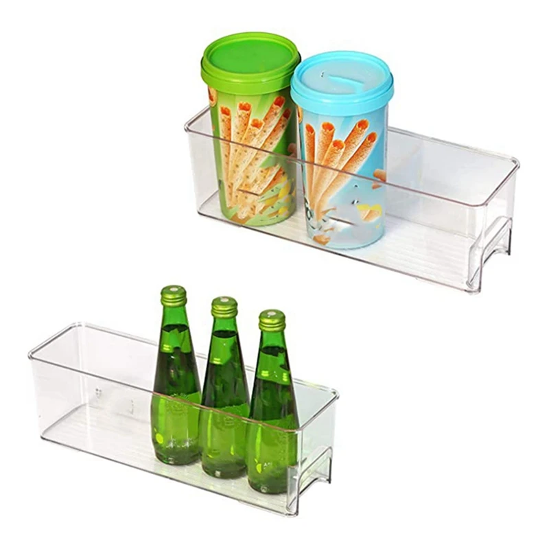 3Pcs Narrow Refrigerator Organizer Bins Clear Storage Bin with Handle-Kitchen Containers Organizer Drawers
3Pcs Narrow Refrigerator Organizer Bins Clear Storage Bin with Handle-Kitchen Containers Organizer Drawers