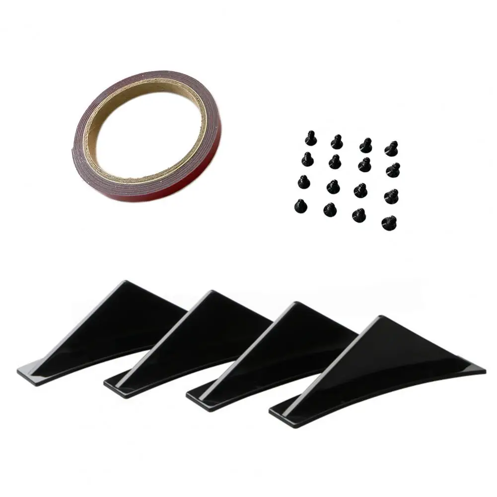 30% Dropshipping!!4Pcs Car Rear Spoiler Universal Durable ABS Triangle Curved Surface Rear Bumper Spoiler for Automobile
30% Dropshipping!!4Pcs Car Rear Spoiler Universal Durable ABS Triangle Curved Surface Rear Bumper Spoiler for Automobile