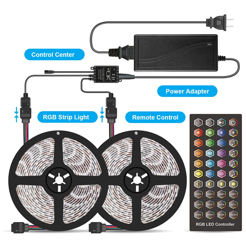 Economical LED Strip Lights Set Sync to Music Flexible RGB Remote Color Change Room Mood Lighting Bedroom ds99
Economical LED Strip Lights Set Sync to Music Flexible RGB Remote Color Change Room Mood Lighting Bedroom ds99