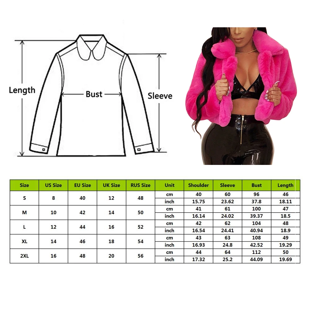 SHUJIN Winter Warm Fluffy Fur Coats Jackets 2020 Women Fashion Furry Fur Cropped Jacket Turn Down Collar Open Front Overcoat 
SHUJIN Winter Warm Fluffy Fur Coats Jackets 2020 Women Fashion Furry Fur Cropped Jacket Turn Down Collar Open Front Overcoat